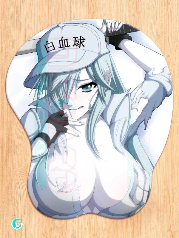 Leukocyte Mousepad 3D CELLS AT WORK BLACK! Mitgard-Knight